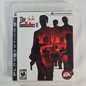 Sony PlayStation 3 The Godfather II - Red and Black Cover
